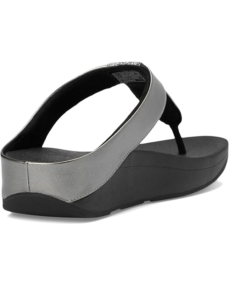 FitFlop Fino Glitterdust Metallic Toe-Post Sandals 7 FitFlop Fino Glitterdust Metallic Toe-Post Sandals - Image 5