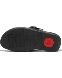 FitFlop Lulu Crystal-Buckle Leather Cross Slides | Sandals -Shoe Rush Shop 61C3FVjbksL. AC SR736920