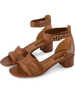 Franco Sarto Nora Ankle Strap Low Block Heel Sandals | Heels -Shoe Rush Shop 61Em9 FYTQL. AC SR736920