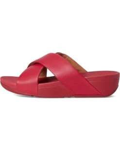 FitFlop Lulu Cross Slide Leather Sandals -Shoe Rush Shop 61LknXzyQBL. AC SR736920