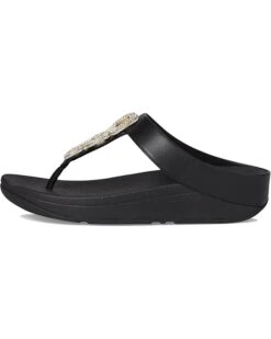 FitFlop Fino Crystal-Chain Leather Toe-Post Sandals -Shoe Rush Shop 61QgBpv0o7L. AC SR736920