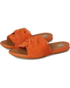 FitFlop Gracie Soft-Twist Suede Slides | Sandals