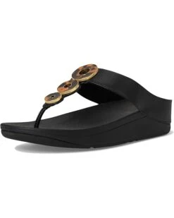 FitFlop Fino Resin-Hoop Leather Toe-Post Sandals -Shoe Rush Shop 61aQlxiHfHL. AC SR736920