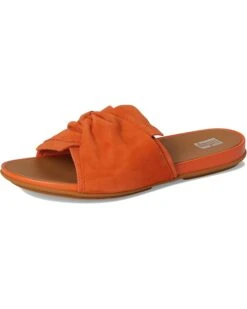 FitFlop Gracie Soft-Twist Suede Slides | Sandals -Shoe Rush Shop 61bCGCotL. AC SR736920
