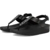FitFlop Fino Crystal-Mix T-Strap Sandals -Shoe Rush Shop 61fOoMVnzL. AC SR736920