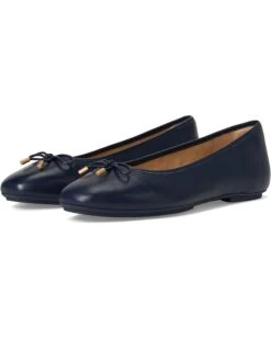 FitFlop Delicato Bow Soft Metallic-Leather Ballet Flats