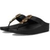 FitFlop Fino Resin-Hoop Leather Toe-Post Sandals -Shoe Rush Shop 61hCg4CNeGL. AC SR736920