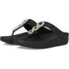 FitFlop Fino Crystal-Chain Leather Toe-Post Sandals -Shoe Rush Shop 61i9Ckh13oL. AC SR736920