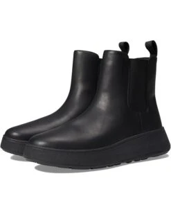 FitFlop F-Mode Leather Flatform Chelsea Boots