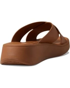 FitFlop F-Mode Leather Flatform Cross Slides | Sandals -Shoe Rush Shop 61lQqBaecL. AC SR736920