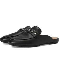 FitFlop Delicato Crystal-Cluster Soft Leather Mules | Flats