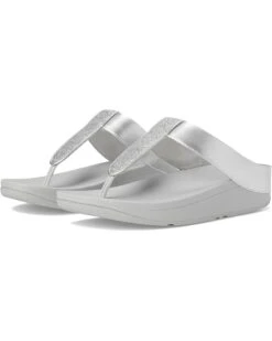 FitFlop Fino Glitterdust Metallic Toe-Post Sandals 19 FitFlop Fino Glitterdust Metallic Toe-Post Sandals -Shoe Rush Shop 61sQ1rAA zL. AC SR736920