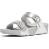 FitFlop Lulu Adjustable-Buckle Metallic-Leather Slides | Sandals 1 FitFlop Lulu Adjustable-Buckle Metallic-Leather Slides | Sandals -Shoe Rush Shop 71 h3mBYeFL. AC SR736920
