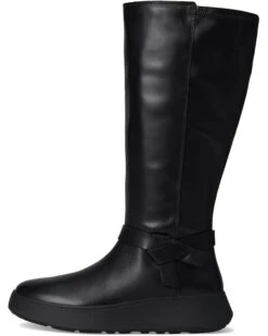 FitFlop F-Mode Folded-Knot Flatform Tall Stretch Boots 12 FitFlop F-Mode Folded-Knot Flatform Tall Stretch Boots -Shoe Rush Shop 714UgLjJQBL. AC SR736920