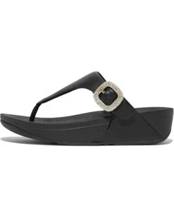 FitFlop Lulu Crystal-Buckle Leather Toe-Post Sandals -Shoe Rush Shop 715 8xLsUWL. AC SR736920