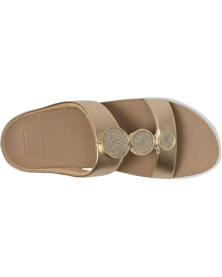 FitFlop Halo Bead-Circle Metallic H-Bar Slides | Sandals 4 FitFlop Halo Bead-Circle Metallic H-Bar Slides | Sandals - Image 2