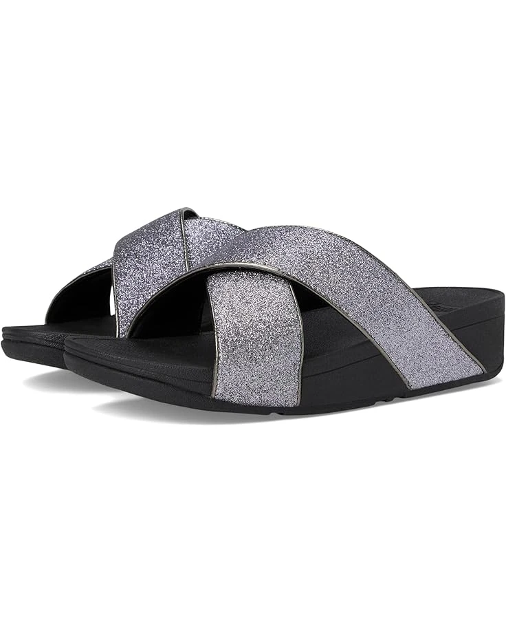 FitFlop Lulu Glitterdust Cross Slides | Sandals 3 FitFlop Lulu Glitterdust Cross Slides | Sandals