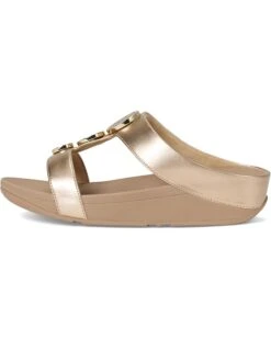 FitFlop Halo Bead-Circle Metallic H-Bar Slides | Sandals 13 FitFlop Halo Bead-Circle Metallic H-Bar Slides | Sandals -Shoe Rush Shop 71BLnFSCDBL. AC SR736920