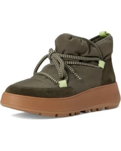 FitFlop F-Mode Water-Resistant Fleece-Lined Mesh Flatform Laced Booties | Boots -Shoe Rush Shop 71CG7uMAh3L. AC SR736920
