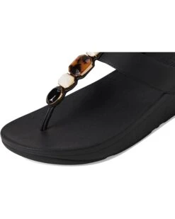 FitFlop Fino Multi-Stone Leather Toe-Post Sandals -Shoe Rush Shop 71GQJhh1eOL. AC SR736920
