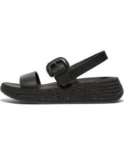 FitFlop F-Mode Espadrille Buckle Leather Flatform Sandals 10 FitFlop F-Mode Espadrille Buckle Leather Flatform Sandals -Shoe Rush Shop 71GW8MiNocL. AC SR736920