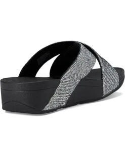 FitFlop Lulu Glitterball Cross Slides | Sandals -Shoe Rush Shop 71HE8xEClfL. AC SR736920