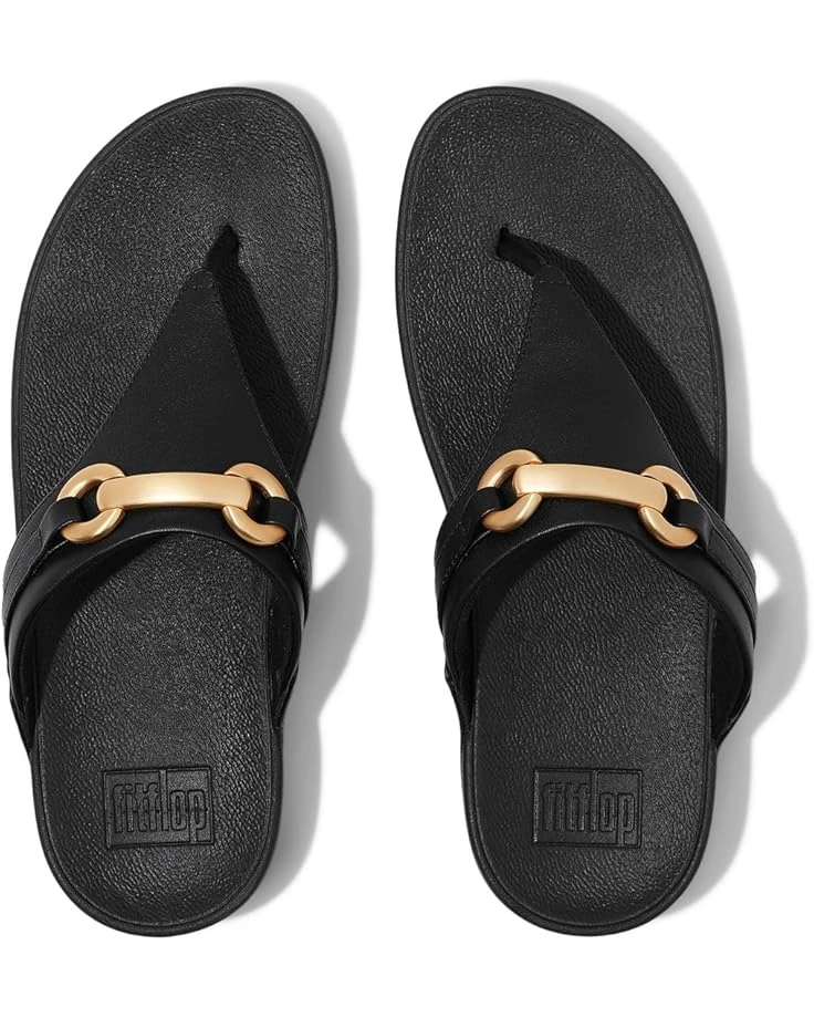 FitFlop Lulu Chunky-Snaffle Leather Toe-Post Sandals 4 FitFlop Lulu Chunky-Snaffle Leather Toe-Post Sandals - Image 2