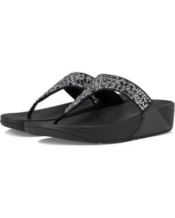 FitFlop Lulu Crystal-Mix Toe-Post Sandals