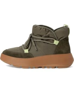 FitFlop F-Mode Water-Resistant Fleece-Lined Mesh Flatform Laced Booties | Boots -Shoe Rush Shop 71PR4mp5l4L. AC SR736920