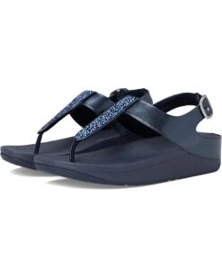FitFlop Fino Crystal-Mix T-Strap Sandals -Shoe Rush Shop 71VGsAYdYqL. AC SR736920