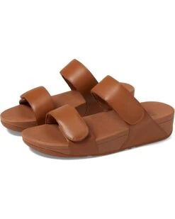 FitFlop Lulu Adjustable Leather Slides | Sandals -Shoe Rush Shop 71VvCHVZkxL. AC SR736920