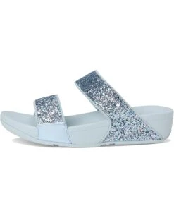 FitFlop Lulu Multi-Tonal Glitter Slides | Sandals -Shoe Rush Shop 71WCy vav0L. AC SR736920
