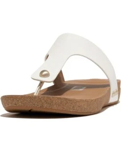 FitFlop Iqushion Leather Toe-Post Sandals -Shoe Rush Shop 71hpLUcvPZL. AC SR736920