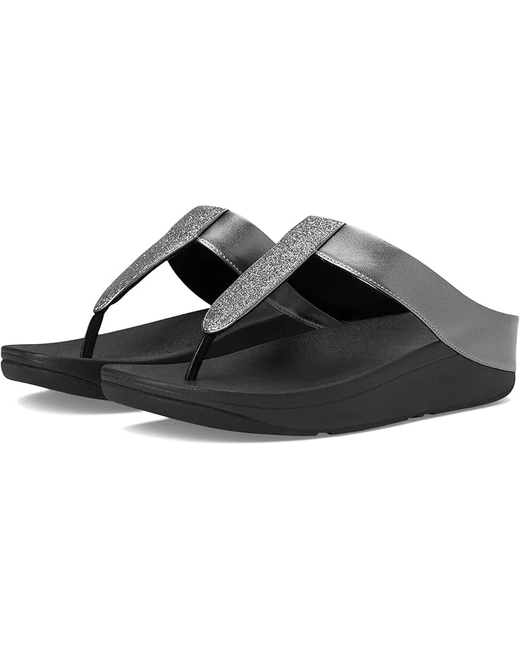 FitFlop Fino Glitterdust Metallic Toe-Post Sandals 3 FitFlop Fino Glitterdust Metallic Toe-Post Sandals
