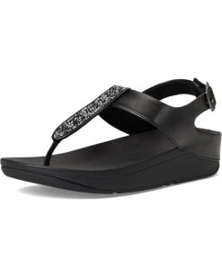 FitFlop Fino Crystal-Mix T-Strap Sandals -Shoe Rush Shop 71nrScKjsYL. AC SR736920