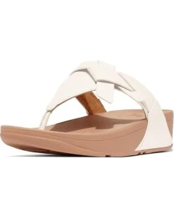 FitFlop Lulu Folded-Knot Leather Toe-Post Sandals -Shoe Rush Shop 71rEl6oGIiL. AC SR736920