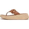 FitFlop F-Mode Espadrille Adj. Leather Flatform Toe-Thongs | Sandals -Shoe Rush Shop 71sZbc8FB2L. AC SR736920