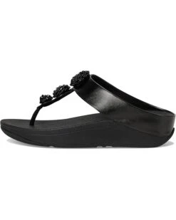 FitFlop Fino Beadie-Button Metallic Toe-Post Sandals | Heels -Shoe Rush Shop 71v9e3MrHhL. AC SR736920