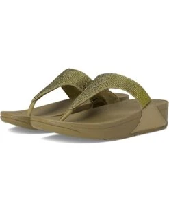 FitFlop Lulu Crystal Embellished Toe-Post Sandals