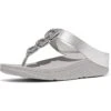 FitFlop Fino Crystal-Chain Metallic-Leather Toe-Post Sandals -Shoe Rush Shop 71xA2Y9dtBL. AC SR736920