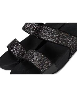 FitFlop Lulu Multi-Tonal Glitter Slides | Sandals -Shoe Rush Shop 81GIjjTbb8L. AC SR736920