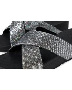 FitFlop Lulu Glitterball Cross Slides | Sandals -Shoe Rush Shop 81oloatzHL. AC SR736920