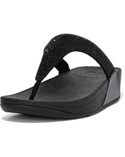 FitFlop Lulu Crystal Embellished Toe-Post Sandals