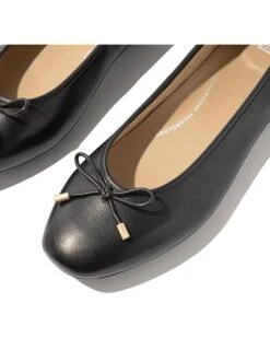 FitFlop Delicato Bow Soft Leather Ballerinas | Flats -Shoe Rush Shop 81xI9beEi1L. AC SR736920