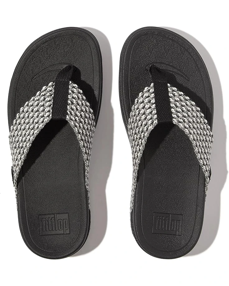 FitFlop Surfa Multi-Tone Webbing Toe-Post Sandals 4 FitFlop Surfa Multi-Tone Webbing Toe-Post Sandals - Image 2