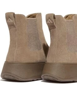 FitFlop F-Mode Suede Flatform Chelsea Boots 2-Tone Elastic -Shoe Rush Shop A11u2E5ittL. AC SR736920